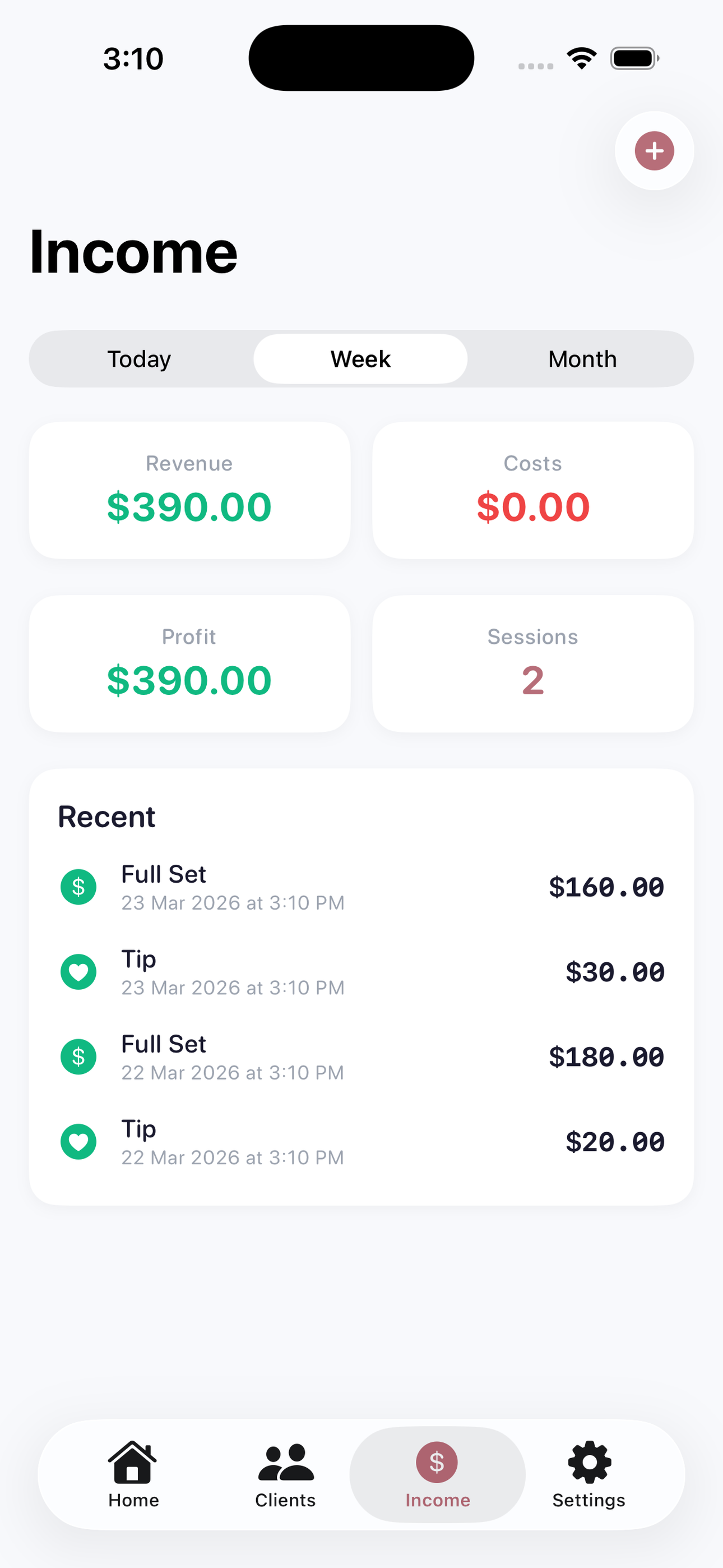 Glintt income details